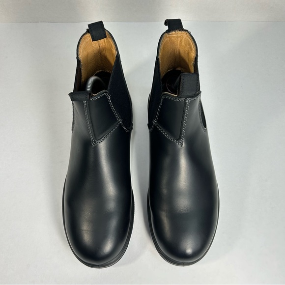 Prospector Leather Chelsea Boot Men’s 9 Slip On Water Resistant Black Round Toe - Picture 7 of 16